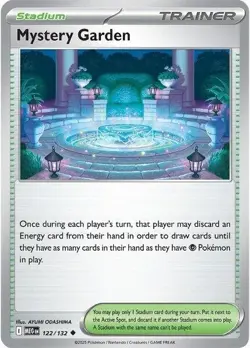 Mystery Garden - 122/132 - ME01: Mega Evolution - Pokemon TCG - NM - Image 1