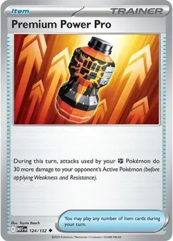 Premium Power Pro - 124/132 - ME01: Mega Evolution - Pokemon TCG - NM - Image 1