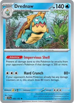 Drednaw - 044/142 - Pokemon TCG Stellar Crown (2024) - NM - Holo Rare - Image 1