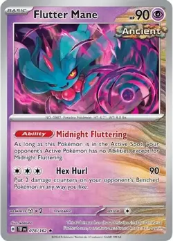 Flutter Mane - 078/162 - Pokemon TCG Temporal Forces (2024) - NM - Holo Rare - Image 1