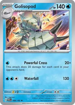 Golisopod - 049/182 - Pokemon TCG Paradox Rift (2023) - NM - Holo Rare - Image 1
