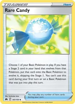 Rare Candy - Crown Zenith - 141/159 - Pokemon TCG - NM - Image 1