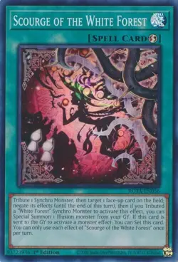 Scourge of the White Forest - Rage of the Abyss - Yu-Gi-Oh! - NM - HOLO - Image 1