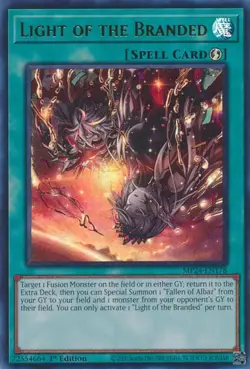 Light of the Branded - Yu-Gi-Oh! - NM - 1st Edition - HOLO - Image 1