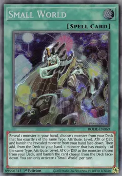 Small World - Burst of Destiny BODE-EN069 - Yu-Gi-Oh! - NM - HOLO - 1st Edition - Image 1