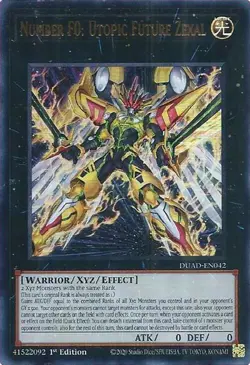Number F0: Utopic Future Zexal - Duelist's Advance - DUAD-EN042 - Yu-Gi-Oh! - NM - Image 1