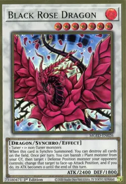 Black Rose Dragon - Yu-Gi-Oh! Maximum Gold: El Dorado - Premium Gold Rare - Image 1
