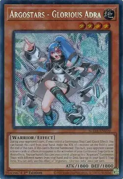 Argostars - Glorious Adra - Supreme Darkness - SUDA-EN010 - Yu-Gi-Oh! - LP - Image 1