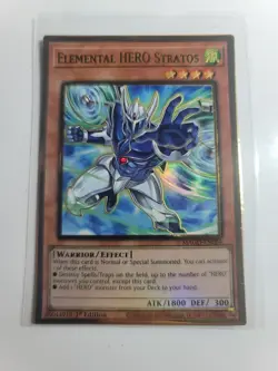 ELEMENTAL HERO STRATOS GOLD RARE MAGO-EN004 Yu-Gi-Oh! - Image 1