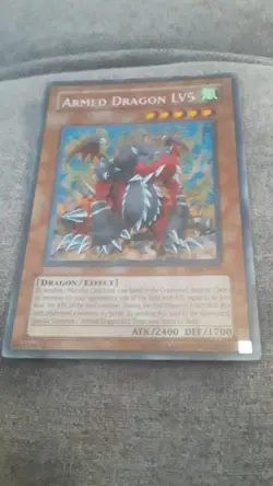 YuGiOh Armed Dragon LV5 DR3-EN014 Dark Revelation Unlimited Rare - Image 1