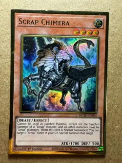 Scrap Chimera MGED-EN010 Maximum Gold Yugioh - Image 1