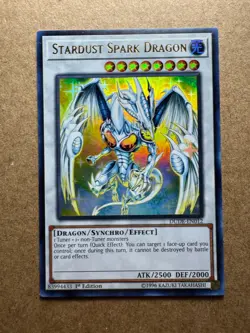 Stardust Spark Dragon DUDE-EN012 Duel Devastator 1st Ed Yugioh - Image 1