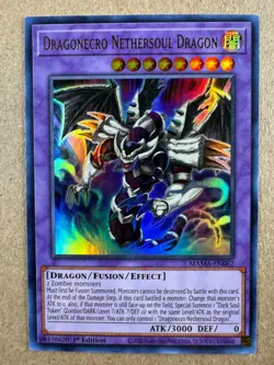 Dragonecro Nethersoul Dragon MAMA-EN062 Magnificent Mavens 1st Edition Yugioh NM - Image 1