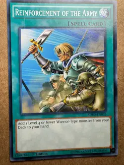 Reinforcement of the Army SDHS-EN032 1st Edition Yugioh - Image 1