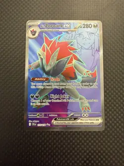 Pokemon TCG N's Zoroark EX Holo Ultra Rare Card 175/159 Sv09: Journey Together - Image 1