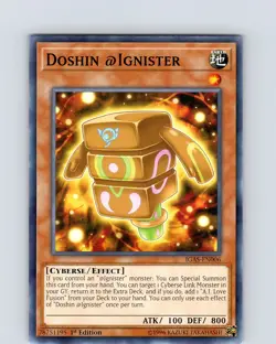 Yu-Gi-Oh TCG Doshin @Ignister IGAS-EN006 1st Edition Regular Common Card NM - Image 1