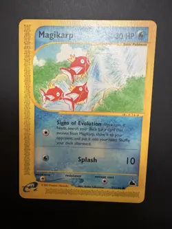 Pokemon Card : Magikarp 75/144 Skyridge Common Very Lightly Played Vintage - Image 1
