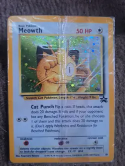 Meowth #10 STILL SEALED Promo Super Rare Pokemon Card - Image 2