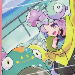 Pokemon Center Japan Nanjamo Iono Card Game Sleeve Deck Shield TCG Set of 2 - Image 4