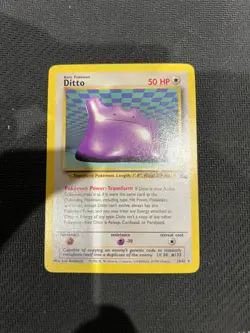 Ditto 18/62 | Base Set Fossil | Non Holo Pokemon Card MP - Image 1