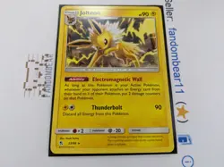 Jolteon RARE card 23/68 Sun & Moon Hidden Fates 2019 Pokemon Non-Holo NM/LP - Image 2