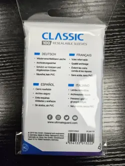 40 Packs ULTIMATE GUARD CLASSIC Resealable Standard Card Sleeves (100ct Pack) - Image 3