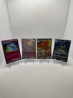 NM Pokemon Stellar Crown Lot of 4 Pokemon TCG Cards Holo Lot - Image 1