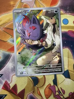 N's Zorua 189 Sv: Scarlet & Violet Promo Cards Holo NM - Image 1
