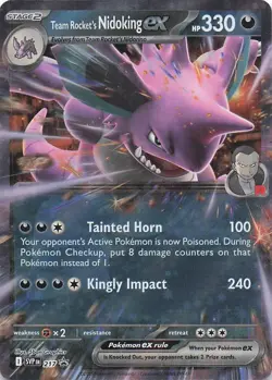 Team Rocket's Nidoking ex - Promo Holo SV: Scarlet & Violet Promo Cards 217 NM - Image 1