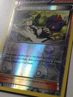 REVERSE HOLO N 105/124 NM / M - XY Fates Collide Pokemon Card - Megumi Mizutani - Image 2