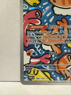 Pokemon TCG Tatsugiri Twilight Masquerade Illustration Rare Card 186/167 - Image 5