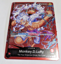 Monkey D Luffy ST21-001 Leader One Piece Card English NM Foil - Image 3