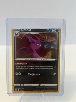 Crimp Error Crobat 091/163 Reverse Holo SWSH05: Battle Styles Pokemon Card LP+ - Image 1
