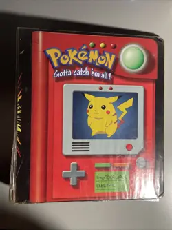 Vintage Pokemon Card Binder Collection, ￼ Lot Of 90 + Cards Holo’s & More ! - Image 2