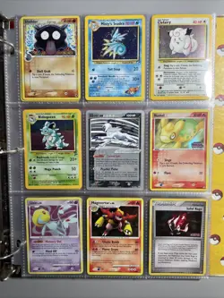 Vintage Pokemon Card Binder Collection, ￼ Lot Of 90 + Cards Holo’s & More ! - Image 4