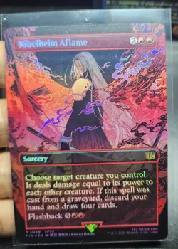 Golbez Crystal Collector Surge Foil Nibelheim Aflame Foil Final Fantasy MTG - Image 2