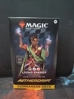 Wotc Magic The Gathering - Aetherdrift Commander Deck - Living Energy MTG EDH - Image 1