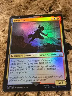SHAO JUN Magic MTG Assassin's Creed Foil - Image 1