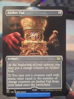 Aether Vial (Borderless) Double Masters 2022 Regular - Image 1
