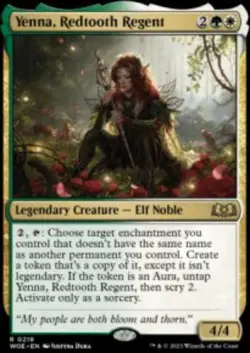 Yenna, Redtooth Regent Wilds of Eldraine (WOE) 219 MTG Regular - Image 1