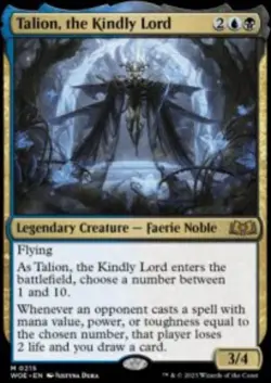 Talion, the Kindly Lord Wilds of Eldraine (WOE) 215 MTG Regular - Image 1