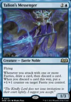 Talion's Messenger Wilds of Eldraine (WOE) 73 MTG Regular - Image 1