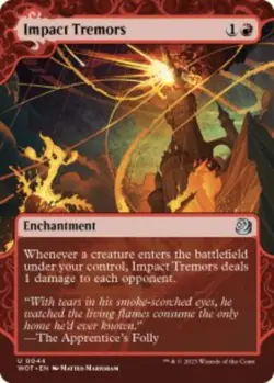 Impact Tremors Wilds of Eldraine: Enchanting Tales (WOT) 44 MTG Regular - Image 1