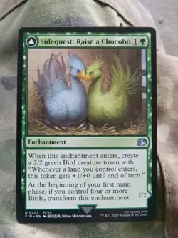 Sidequest: Raise a Chocobo Non-Foil Uncommon [NM] - MTG FIN MINT PACK FRESH - Image 1