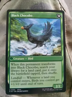 Sidequest: Raise a Chocobo Non-Foil Uncommon [NM] - MTG FIN MINT PACK FRESH - Image 2