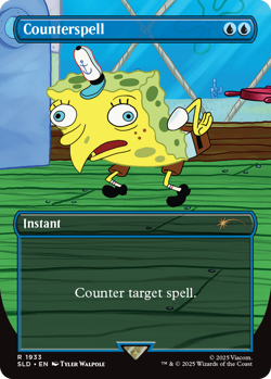 MTG Secret Lair x Spongebob Squarepants: Internet Sensation Non-Foil OPENED - Image 3