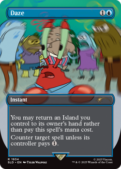 MTG Secret Lair x Spongebob Squarepants: Internet Sensation Non-Foil OPENED - Image 4