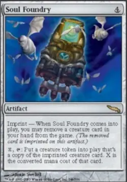 Slightly Played, English - 4 x MTG Soul Foundry Mirrodin - Image 1
