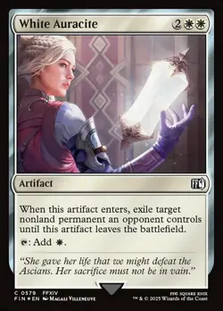 Mint/Near-Mint, English - 1 x MTG White Auracite - Surge Foil Final Fantasy - Image 1