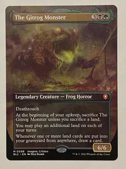 The Gitrog Monster Borderless - Mythic - Commander: Bloomburrow MTG - Image 1